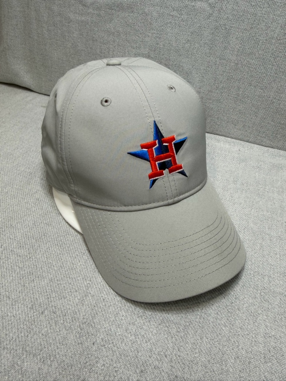 Nike Dryi-fit Houston Astro Logo Embroidered Adjustable Light Gray Cap